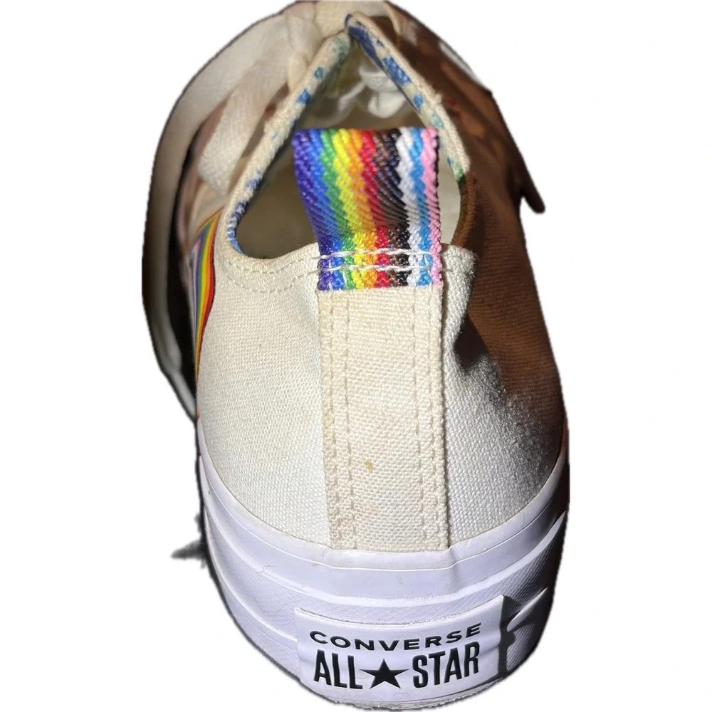 Converse Chuck Taylor All Star Lift Pride Rainbow Platform Sneakers A02264C 9.5 - Picture 11 of 13
